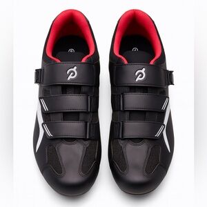 Peloton Cycling Shoes Men’s Size 46 EU / 13 US Black Red Indoor Spin Look Delta